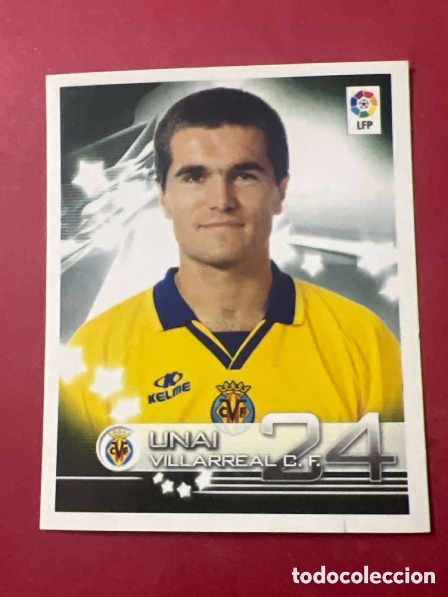 Cromos de f&uacute;tbol: A1796. CROMO SUPERLIGA DE ESTRELLAS 2002 2003 02 03 PANINI N 376 UNAI VILLARREAL SIN PEGAR