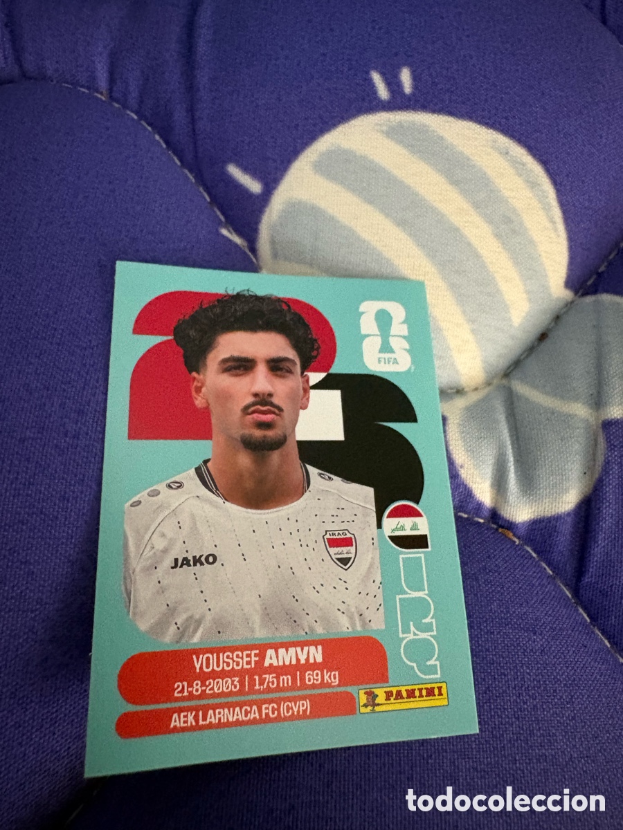 Figurine di Calcio: B15 IRQ 14 IRQ14 YOUSSEF AMYN IRAQ MUNDIAL FIFA WORLD CUP 2026 STICKER PANINI
