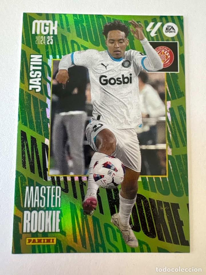 Cromos de f&uacute;tbol: Carta Jastin Girona Master Rookie 416 Megacracks 2024-25