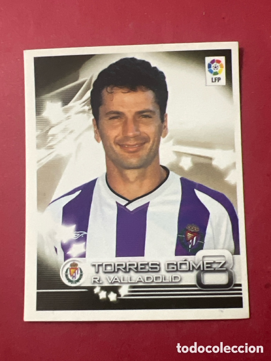 Cromos de f&uacute;tbol: A1802. CROMO SUPERLIGA DE ESTRELLAS 2002 2003 02 03 PANINI N 356 TORRES GOMEZ VALLADOLID SIN PEGAR
