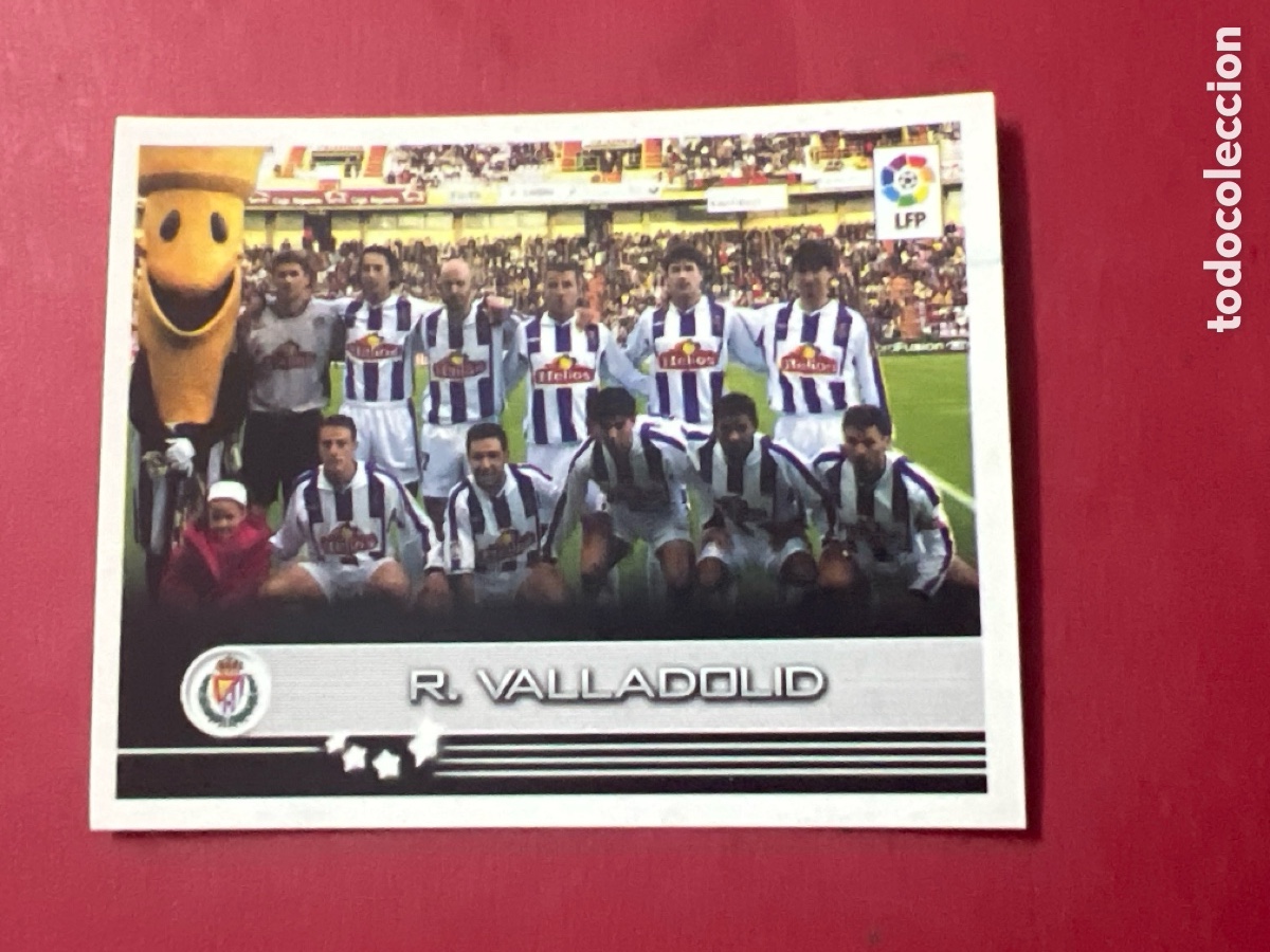 Cromos de f&uacute;tbol: A1803. Alineacion Valladolid 354 Superliga de las Estrellas 2002-03 2002 2003 Valladolid
