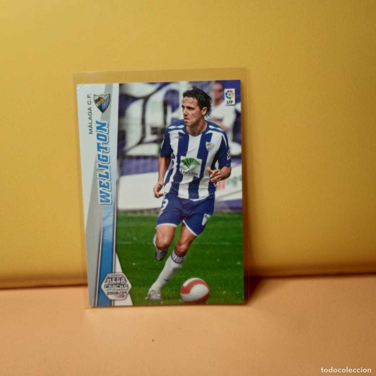 Cromos de f&uacute;tbol: MEGACRACKS 2008 2009 08 09 M&Aacute;LAGA C.F WELIGTON 166
