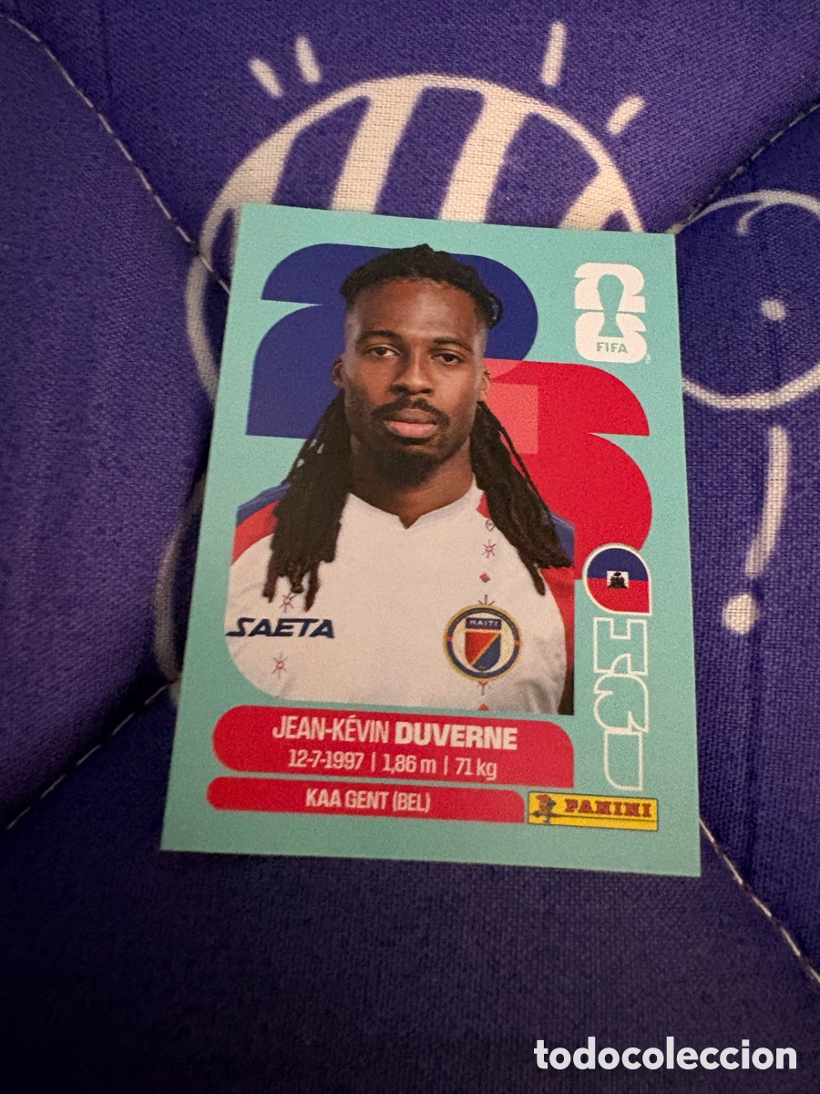 Fu&szlig;ball-Sticker: Fifa World Cup 26 Mundial 2026 HAI 5 Haiti Jean-Kevin Duverne