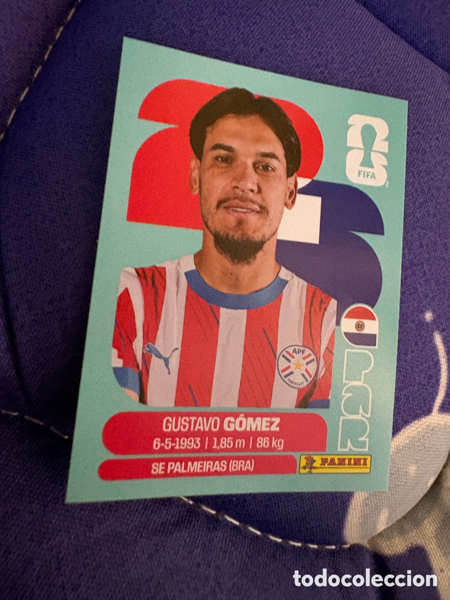 Cromos de f&uacute;tbol: PAR 4 PAR4 GUSTAVO GOMEZ PARAGUAY ⚽ PANINI FIFA MUNDIAL WORLD CUP 26 2026 STICKER ⚽