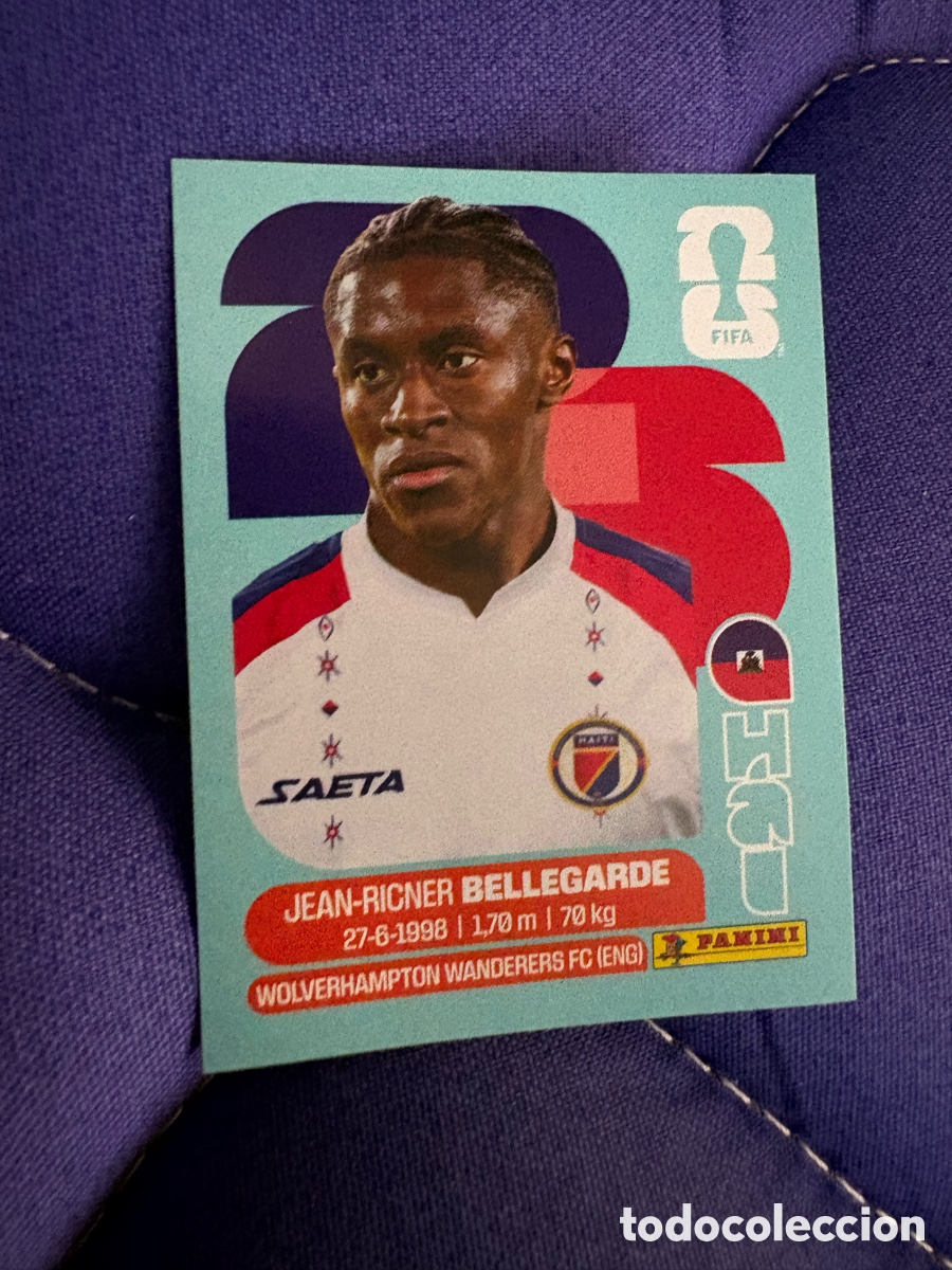 Cromos de f&uacute;tbol: HAI 12 Jean-Ricner Bellegarde, Hait&iacute;, Panini FIFA World Cup Mundial 2026 Sticker