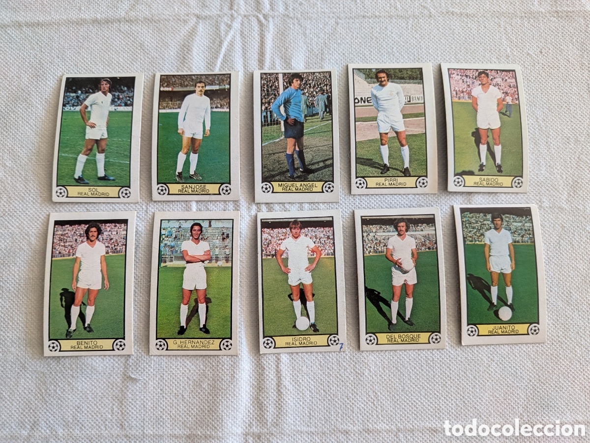 Cromos de Futebol: CROMOS LIGA 79-80. REAL MADRID 10 CROMOS DIFERENTES. ED. ESTE