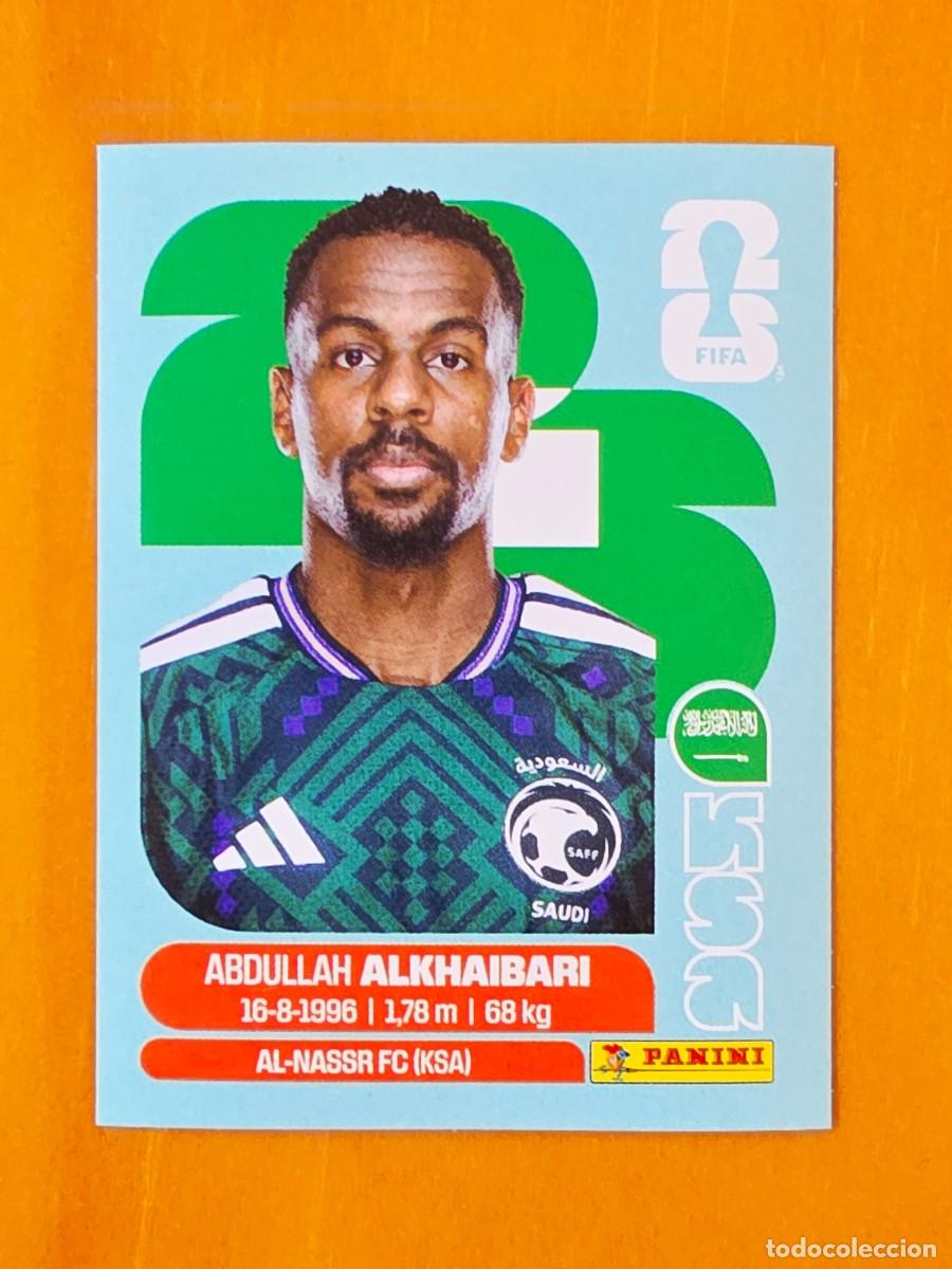 Cromos de f&uacute;tbol: KSA 11 Abdullah Alkhaibari, Arabia Saud&iacute;, Panini FIFA World Cup Mundial 2026 Sticker