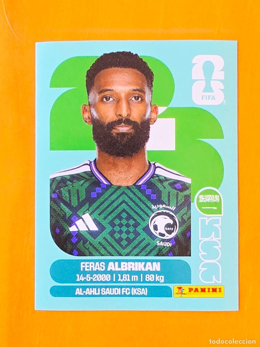 Cromos de f&uacute;tbol: KSA 18 Feras Albrikan, Arabia Saud&iacute;, Panini FIFA World Cup Mundial 2026 Sticker