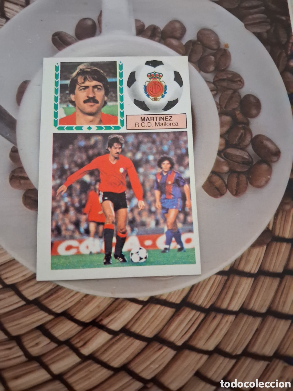 Cromos de f&uacute;tbol: Liga este 83 84 Mart&iacute;nez fichaje N 23 del Mallorca recuperado del &aacute;lbum ver fotos
