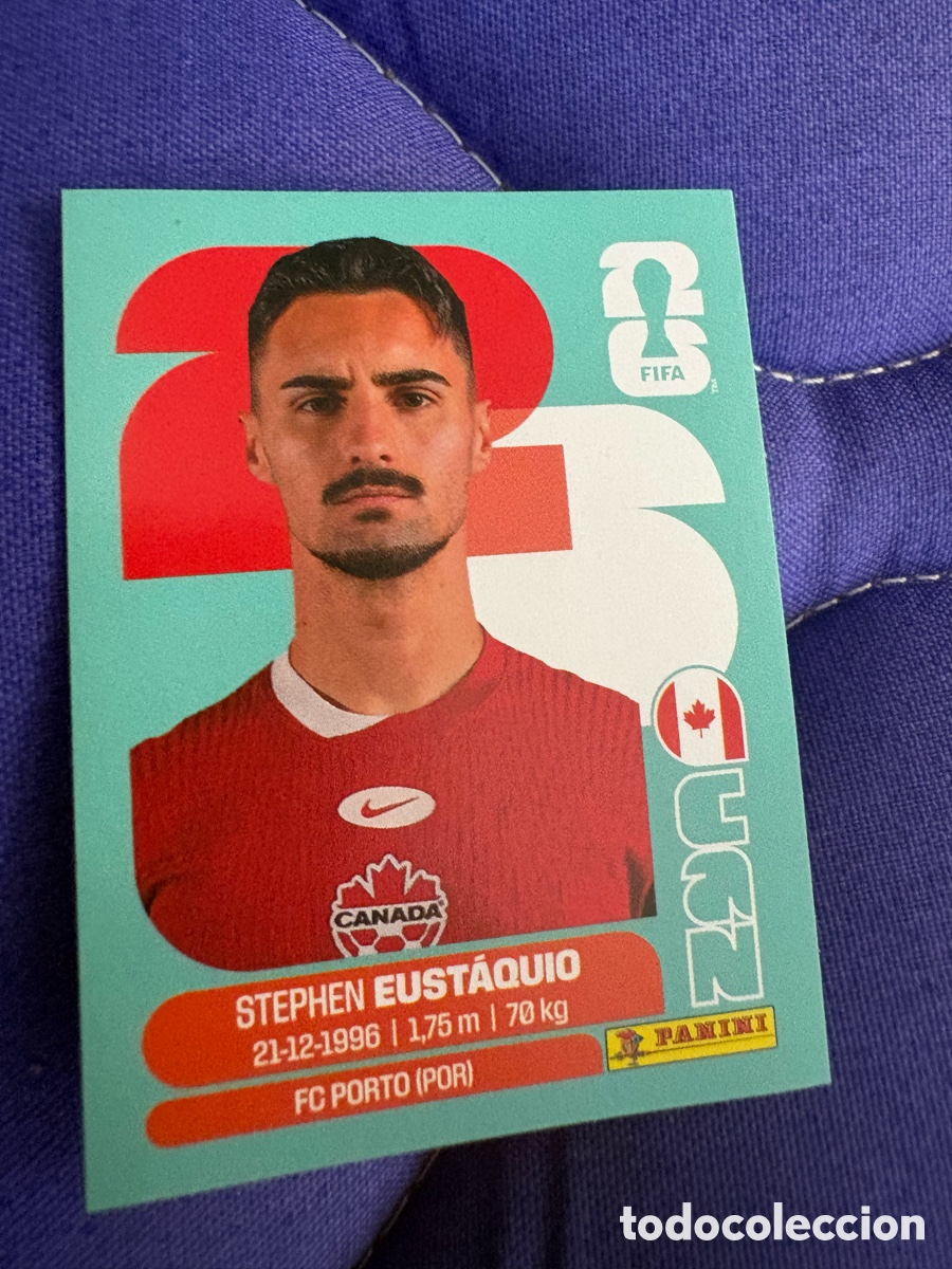 Cromos de f&uacute;tbol: CAN10 CAN 10 Stephen Eust&aacute;quio Canad&aacute; Sticker Cromo FIFA World Cup 2026 26 Panini Mundial