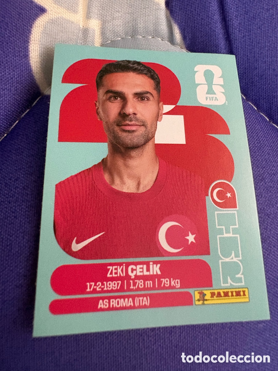 Cromos de f&uacute;tbol: B26 TUR 4 TUR4 ZEKI CELIK TURQUIA TURQUEY MUNDIAL FIFA WORLD CUP 2026 STICKER PANINI