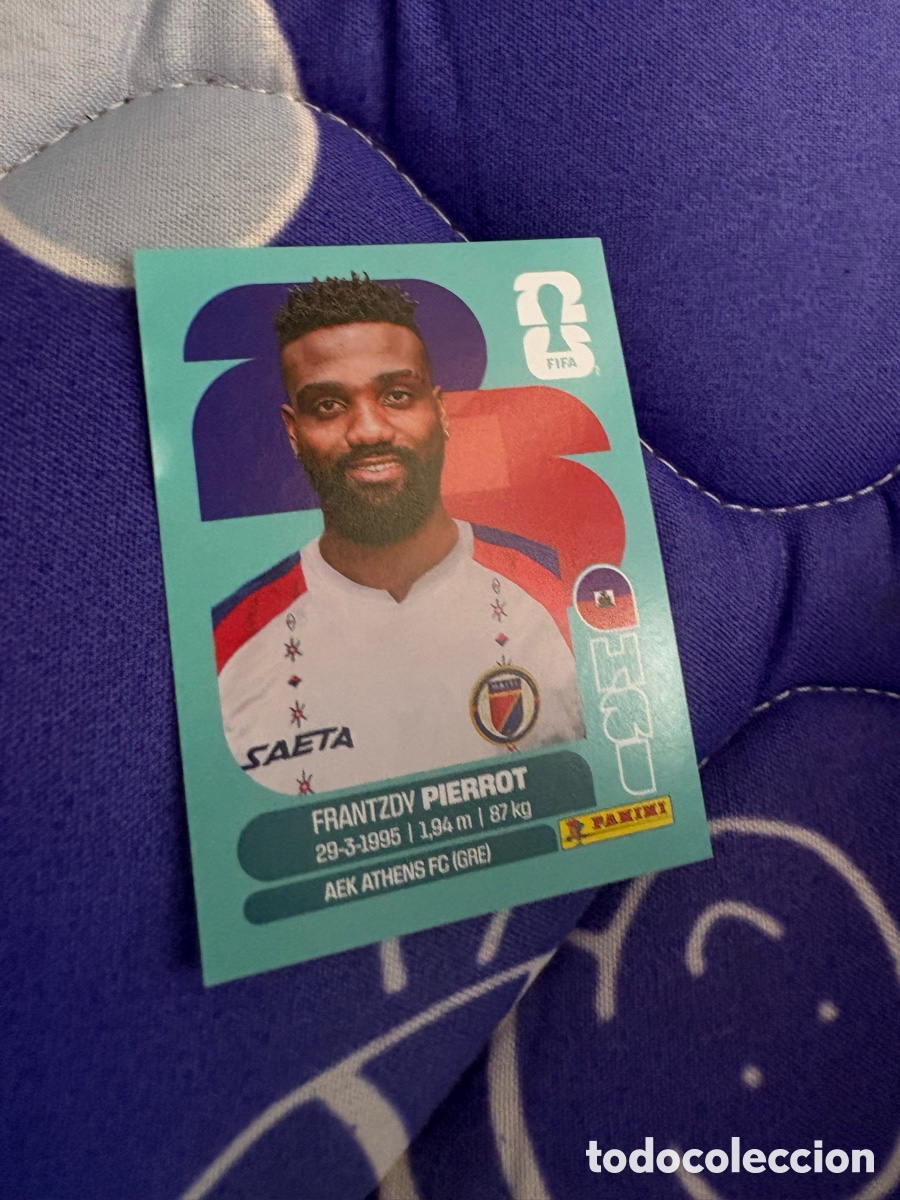 Cromos de f&uacute;tbol: HAI 20 HAI20 FRANTZDY PIERROT HAITI ⚽ PANINI FIFA MUNDIAL WORLD CUP 26 2026 STICKER ⚽
