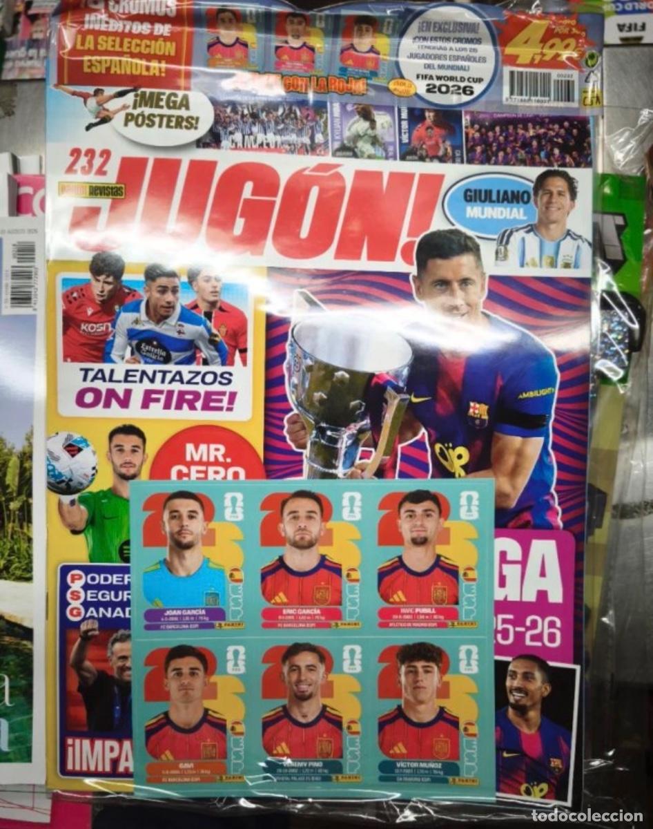 Cromos de f&uacute;tbol: Revista jugon 232 Julio PANINI