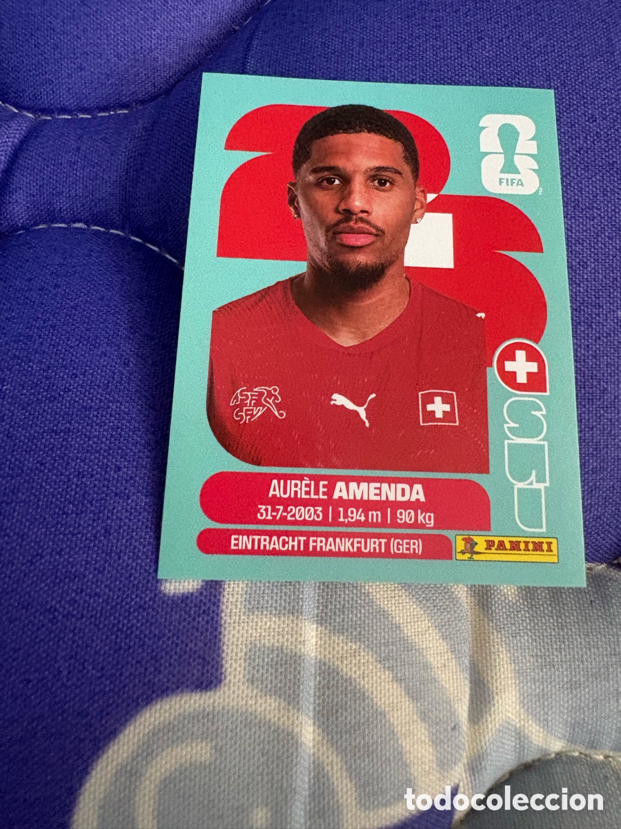 Cromos de f&uacute;tbol: SUI 7 SUI7 AURELE AMENDA SUIZA ⚽ PANINI FIFA MUNDIAL WORLD CUP 26 2026 STICKER ⚽