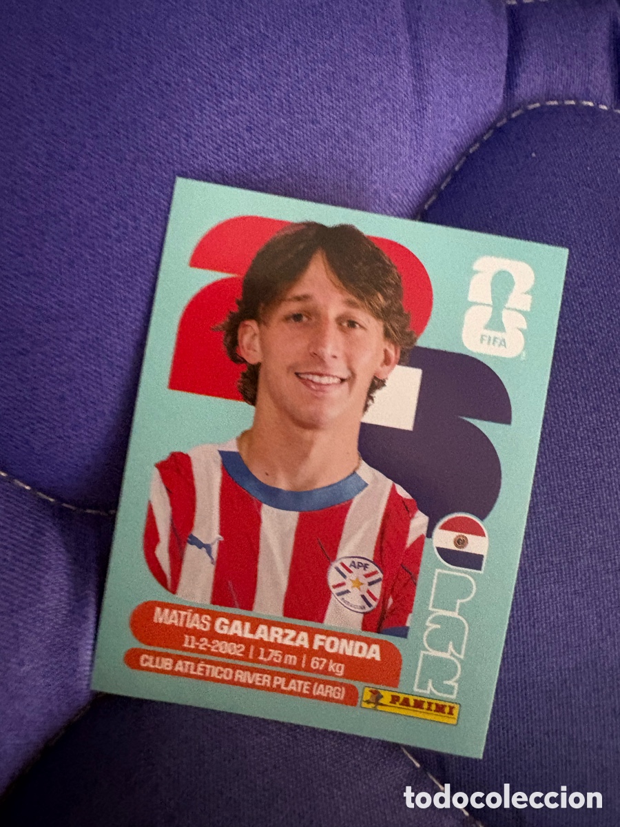 Cromos de f&uacute;tbol: PAR 14 PAR14 MATIAS GALARZA FONDA PARAGUAY ⚽ PANINI FIFA MUNDIAL WORLD CUP 26 2026 STICKER ⚽