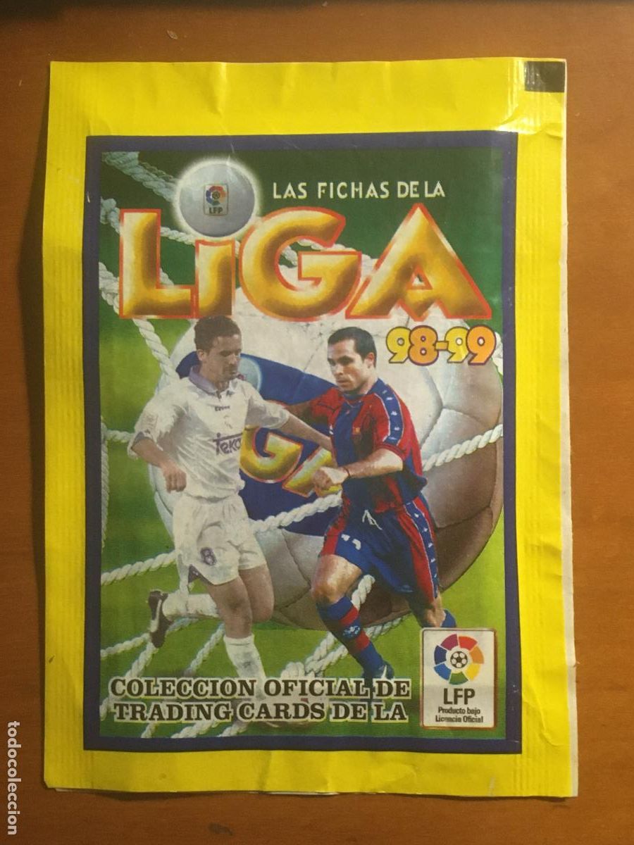 Cromos de Futebol: las fichas de la liga 98 99 sobre cromos sin abrir cerrado