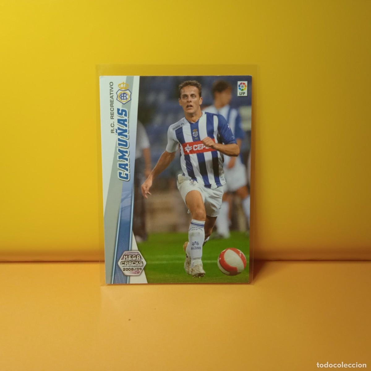Cromos de f&uacute;tbol: MEGACRACKS 2008 2009 08 09 RECREATIVO DE HUELVA CAMU&Ntilde;AS 266