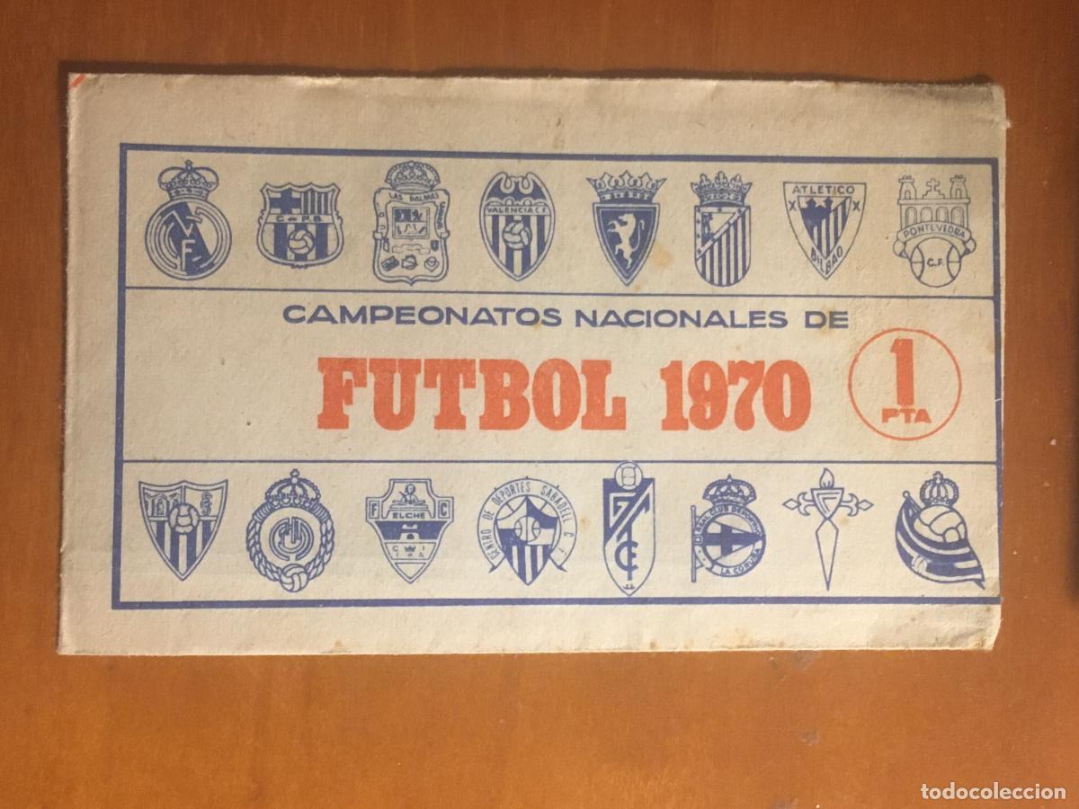 Cromos de Futebol: futbol 1970 campeonatos nacionales ruiz romero sobre cromos sin abrir cerrado