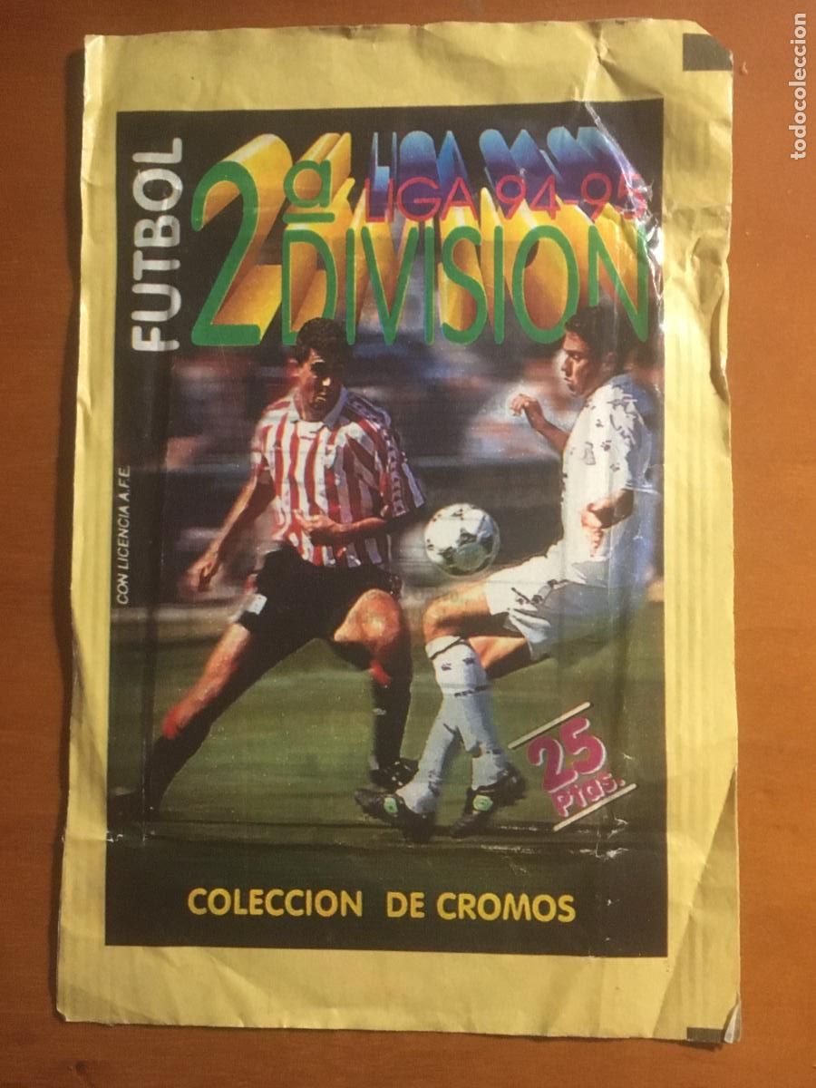 Cromos de Futebol: futbol 2a segunda division temporada 94 95 ediciones este sobre de cromos sin abrir cerrado