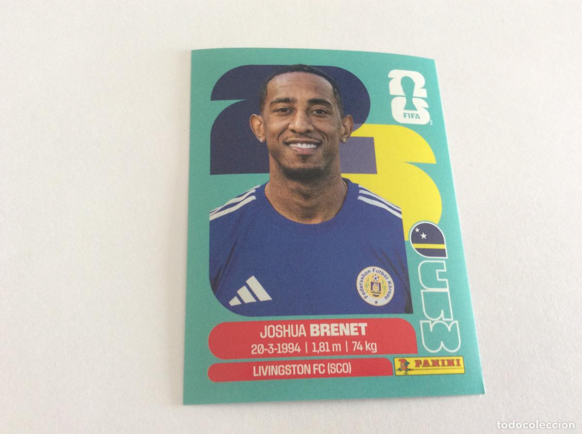 Cromos de f&uacute;tbol: CUW6 CUW 6 Joshua Brenet Cura&ccedil;ao Sticker Cromo FIFA World Cup 2026 26 Panini Mundial