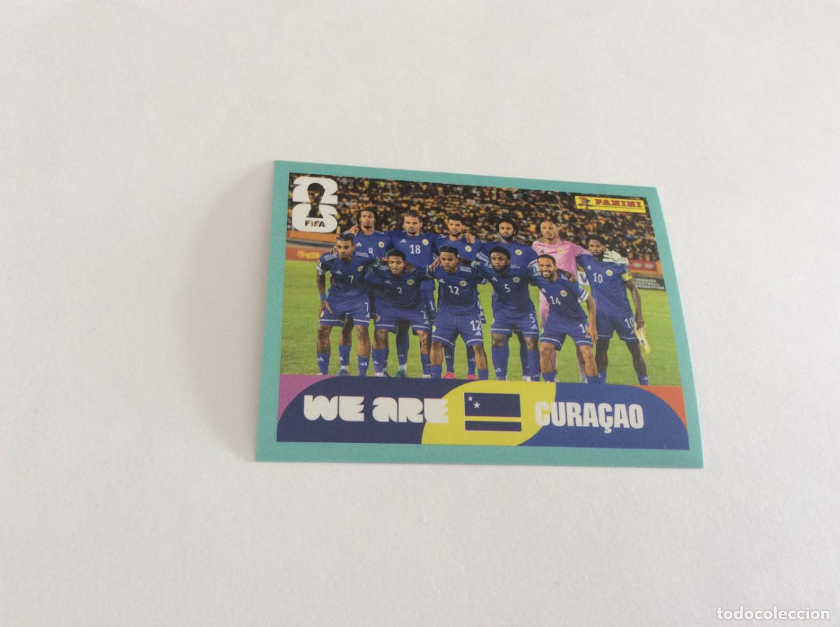 Cromos de f&uacute;tbol: CUW13 CUW 13 Equipo Cura&ccedil;ao Sticker Cromo FIFA World Cup 2026 26 Panini Mundial