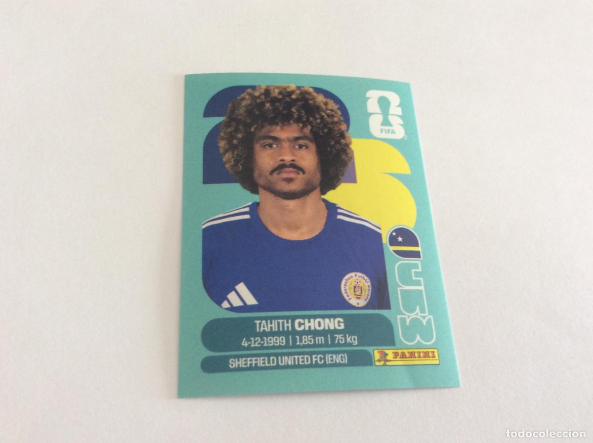 Cromos de f&uacute;tbol: CUW14 CUW 14 Tahith Chong Cura&ccedil;ao Sticker Cromo FIFA World Cup 2026 26 Panini Mundial