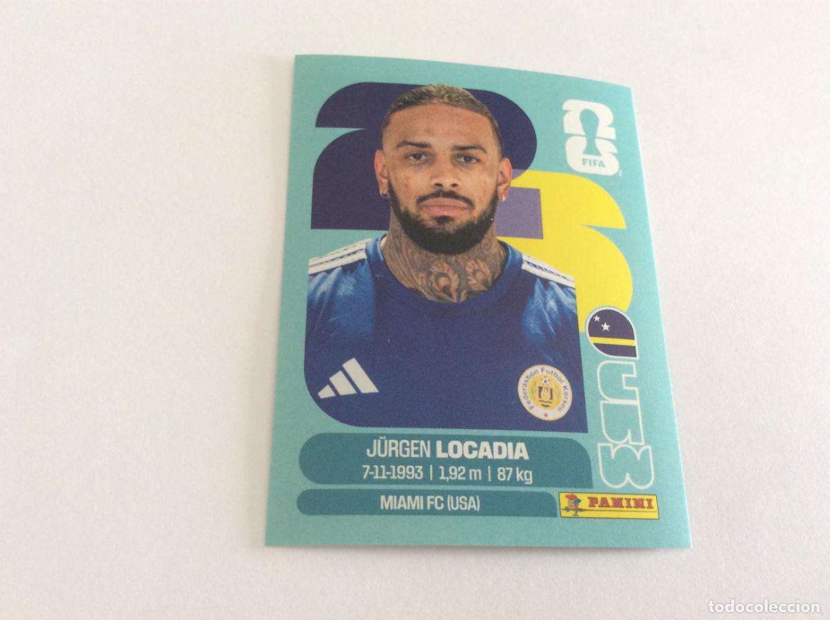 Cromos de f&uacute;tbol: CUW17 CUW 17 Jurgen Locadia Cura&ccedil;ao Sticker Cromo FIFA World Cup 2026 26 Panini Mundial