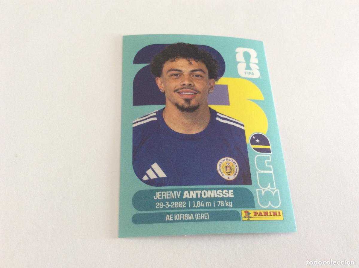 Cromos de f&uacute;tbol: CUW18 CUW 18 Jeremy Antonisse Cura&ccedil;ao Sticker Cromo FIFA World Cup 2026 26 Panini Mundial