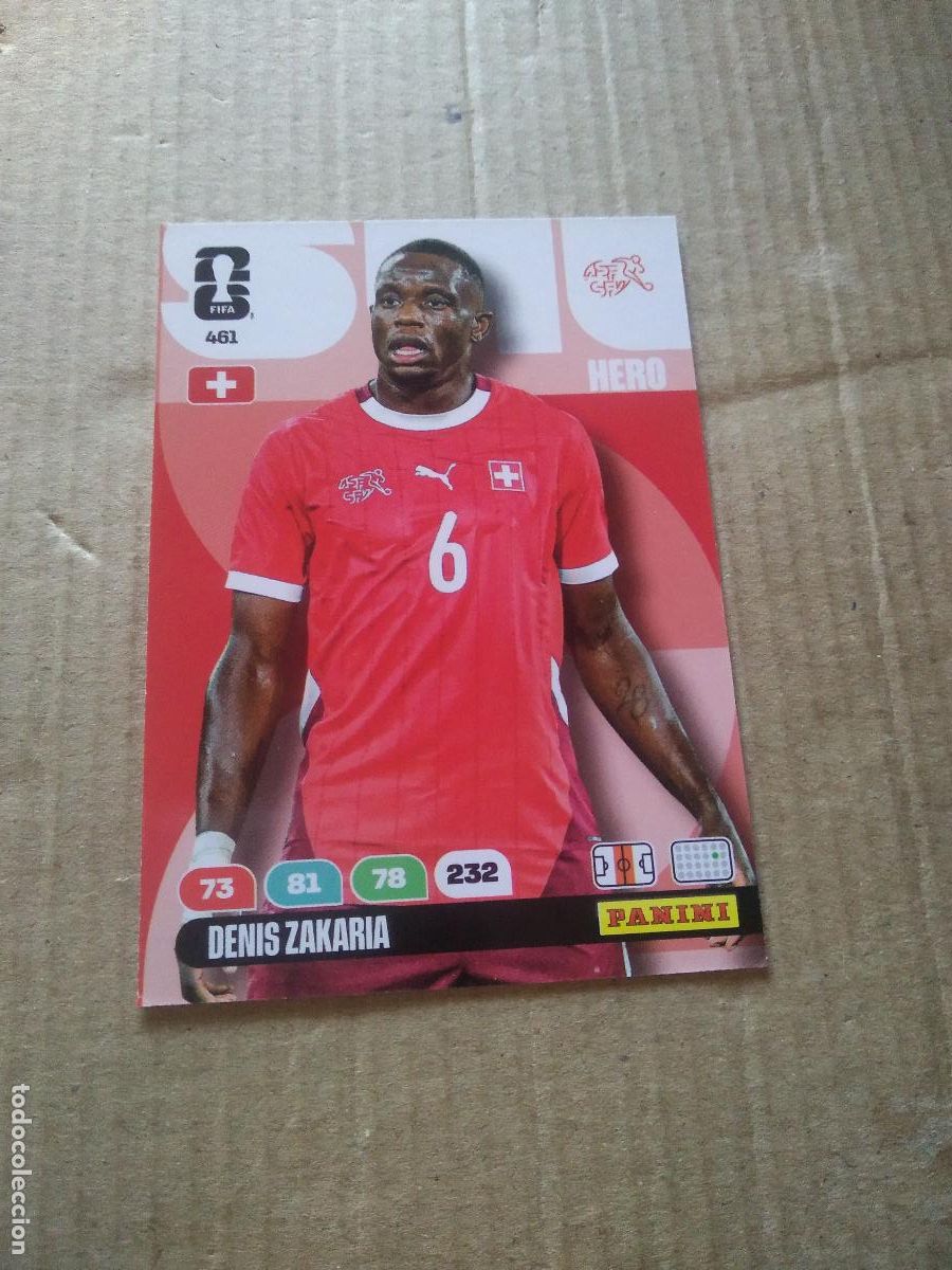 Cromos de f&uacute;tbol: 461 DENIS ZAKARIA SUIZA CROMO FUTBOL PANINI ADRENALYN MUNDIAL 2026 WORLD CUP COPA DEL MUNDO