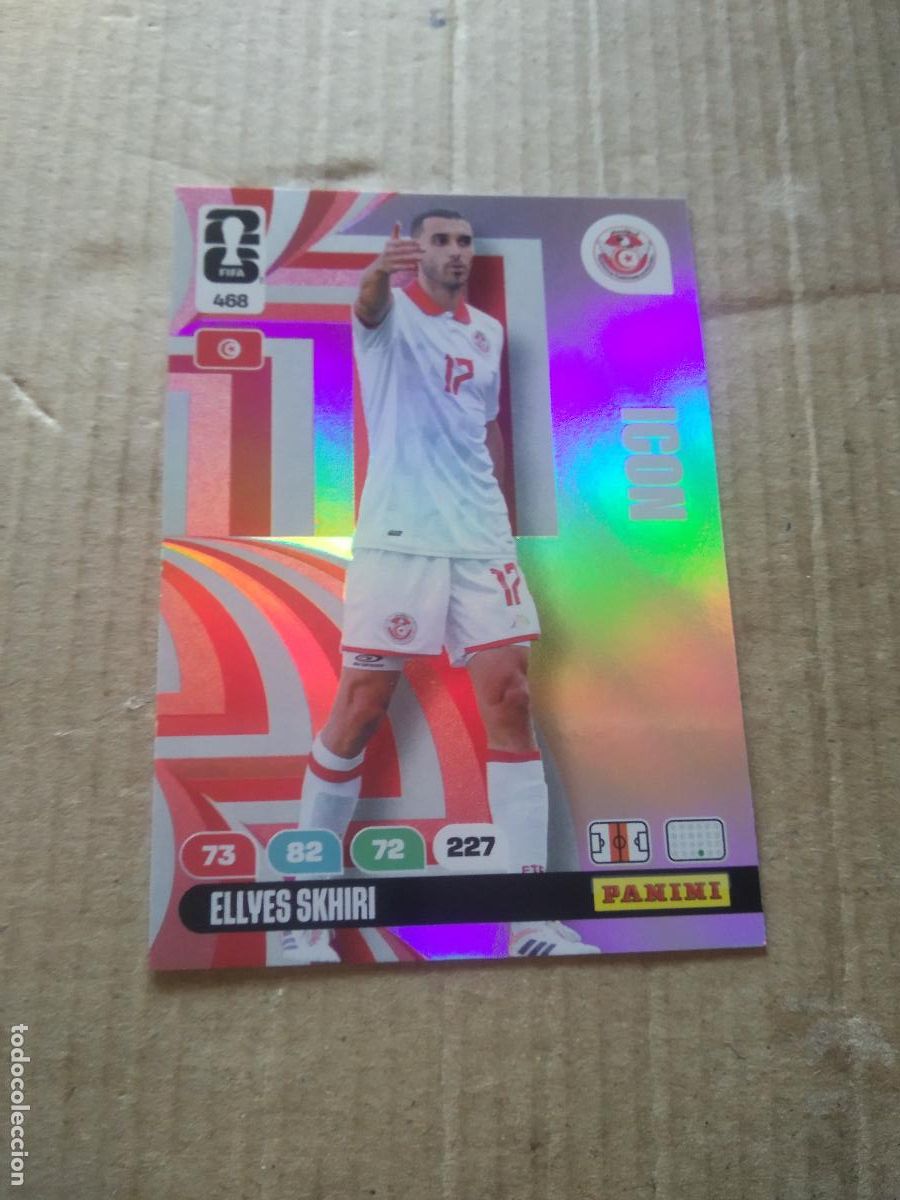 Cromos de f&uacute;tbol: 468 ELLYES SKHIRI TUNEZ CROMO FUTBOL PANINI ADRENALYN MUNDIAL 2026 WORLD CUP COPA DEL MUNDO