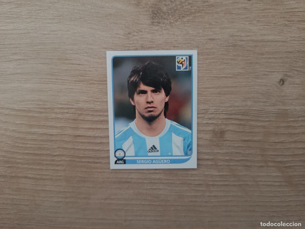 Cromos de f&uacute;tbol: CROMO DE FUTBOL PANINI SERGIO AGUERO ARGENTINA 121 MUNDIAL SUD&Aacute;FRICA 2010 D726