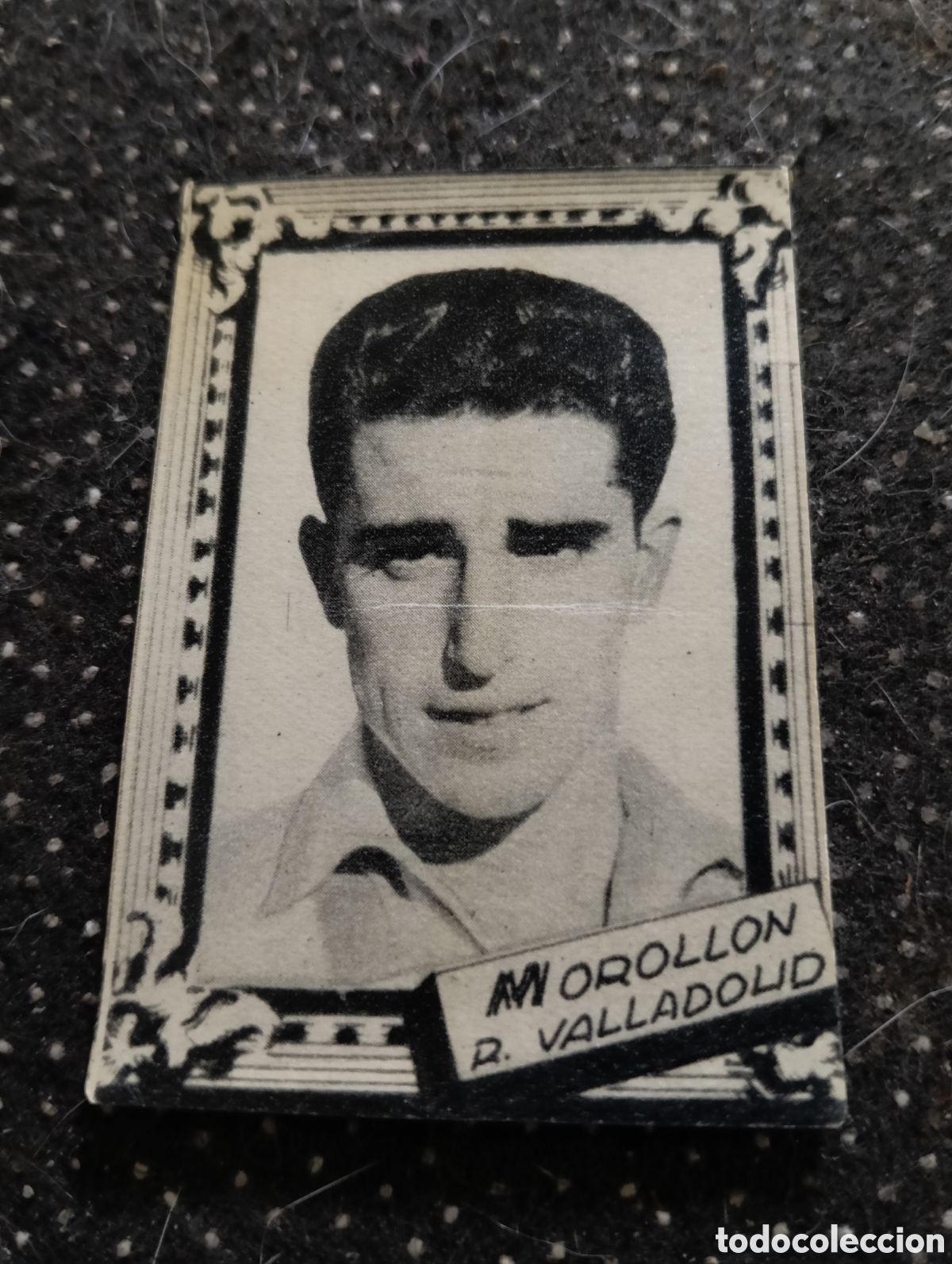 Cromos de f&uacute;tbol: MOROLLON - REAL VALLADOLID - CROMO LIGA 1959 1960 - ALBUM FHER DISGRA, sin pegar, en muy buen estado