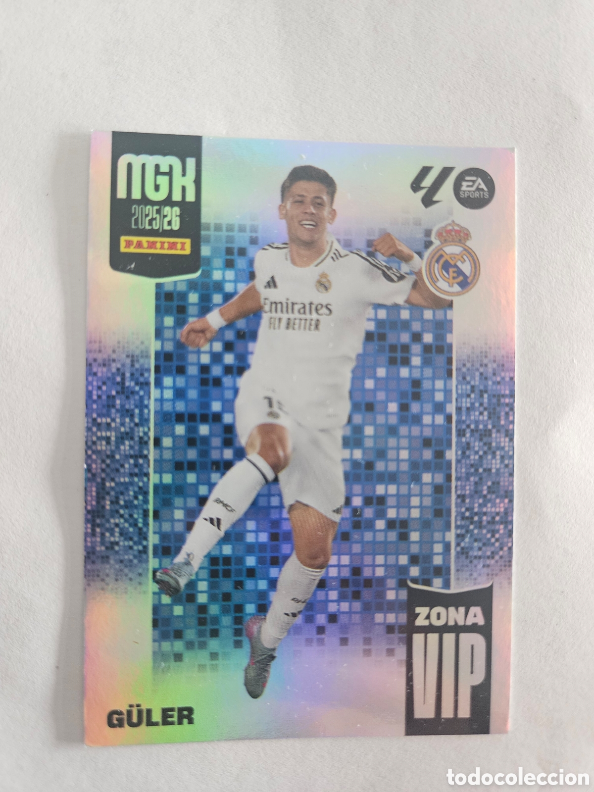 Cromos de f&uacute;tbol: MEGACRACKS MGK 2025 2026 25 26 PANINI N&ordm; 394 GULER REAL MADRID ZONA VIP
