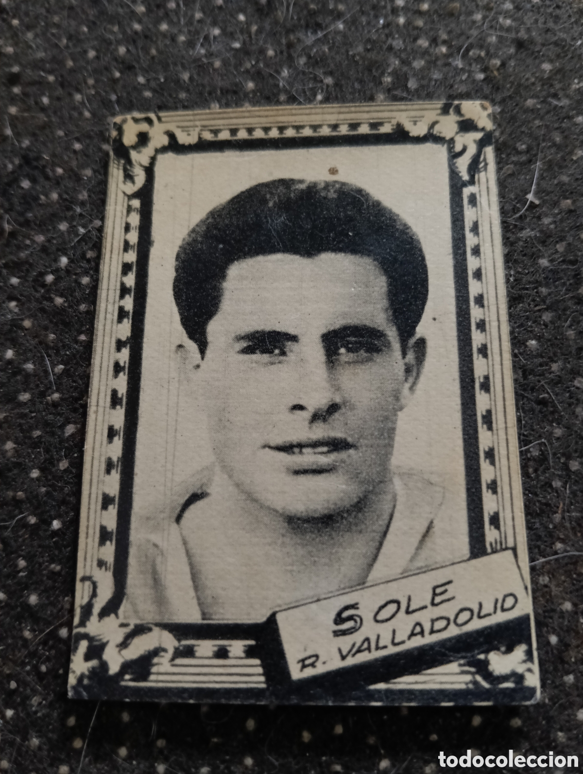 Cromos de f&uacute;tbol: SOLE - REAL VALLADOLID - CROMO LIGA 1959 1960 - ALBUM FHER DISGRA, sin pegar, en muy buen estado
