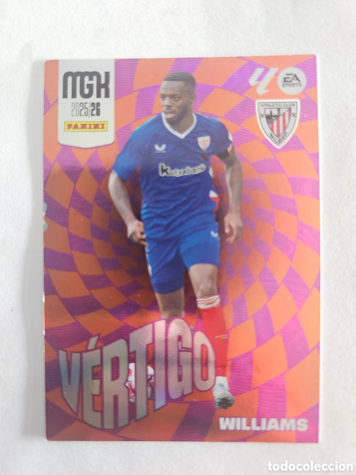 Cartes &agrave; collectionner de Football: WILLIAMS 386 V&Eacute;RTIGO (BILBAO) PANINI MEGACRACKS 2025-2026 25 26 CROMO CARTA