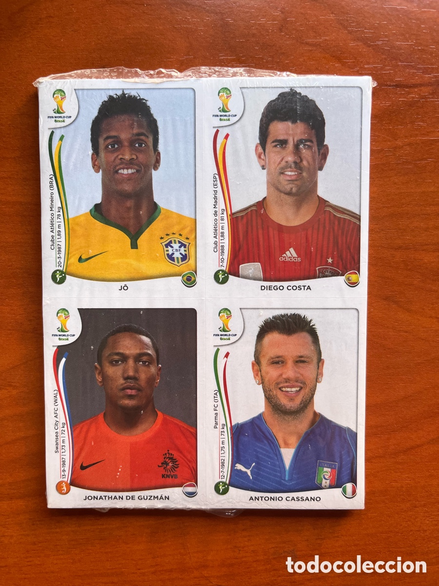 Cromos de Futebol: ACTUALIZACI&Oacute;N PRECINTADO FIFA WORLD CUP BRASIL MUNDIAL BRASIL 2014 PANINI DIEGO COSTA