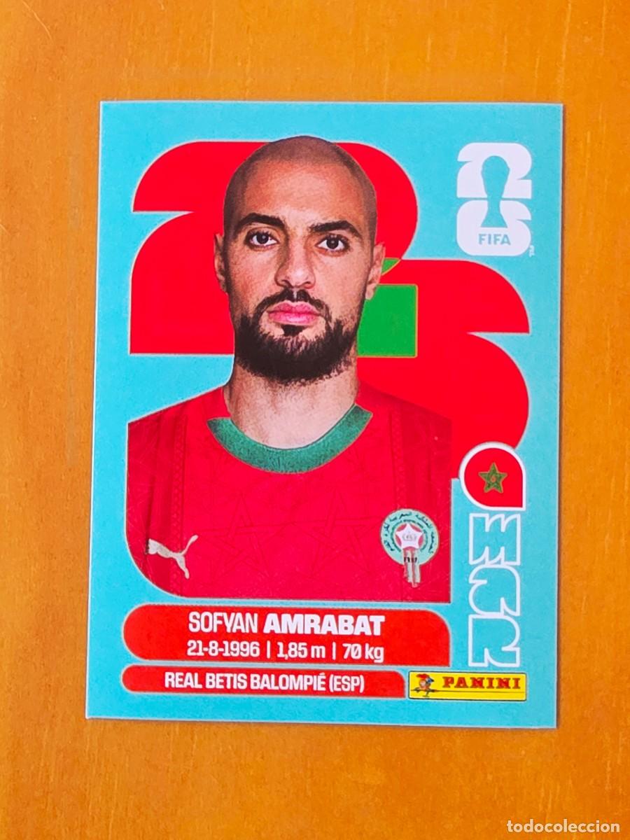 Football Stickers: MAR 10 Sofyan Amrabat, Marruecos, Panini FIFA World Cup Mundial 2026 Sticker