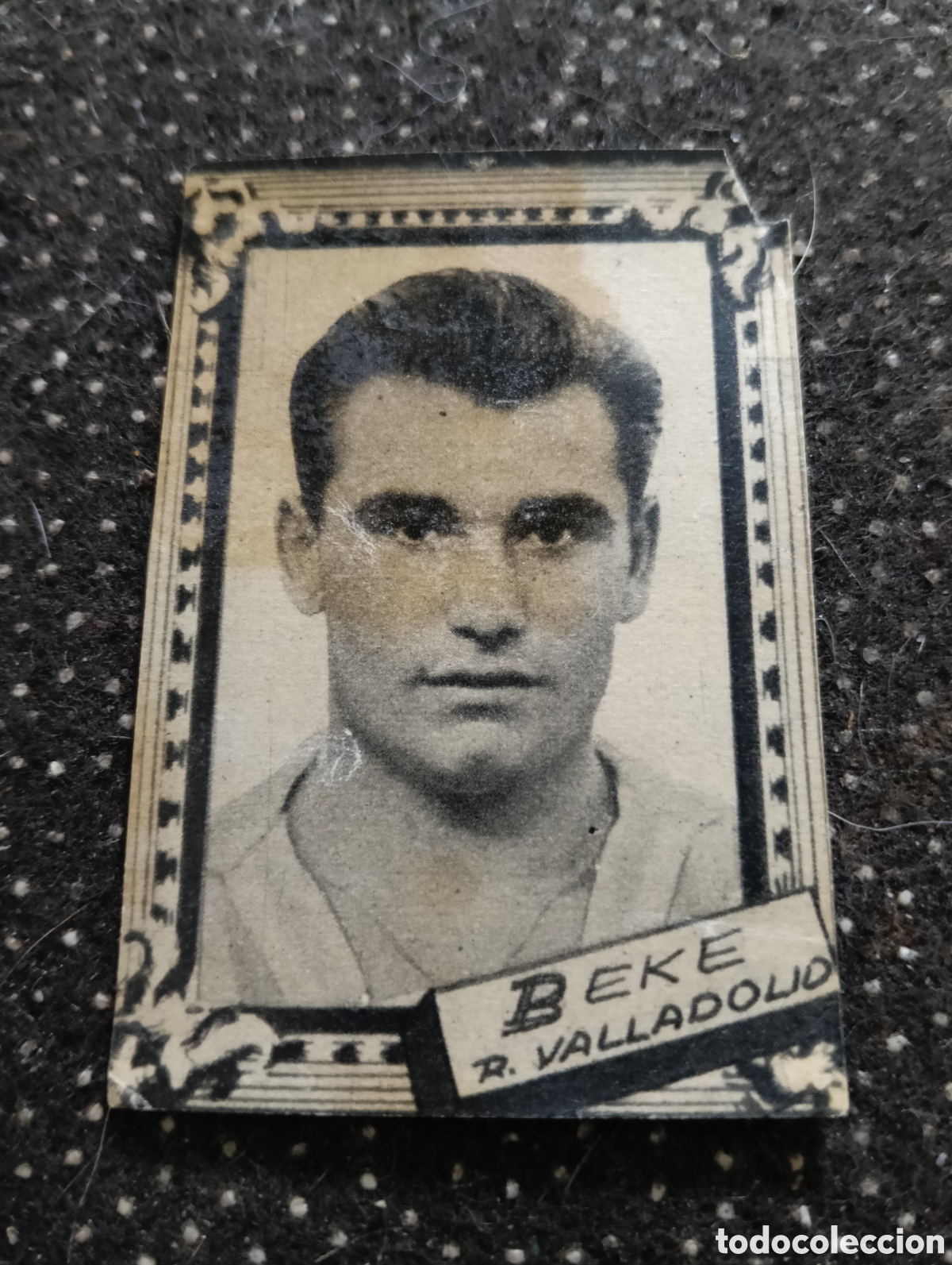 Cromos de f&uacute;tbol: BEKE - REAL VALLADOLID - CROMO LIGA 1959 1960 - ALBUM FHER DISGRA, sin pegar, en muy buen estado