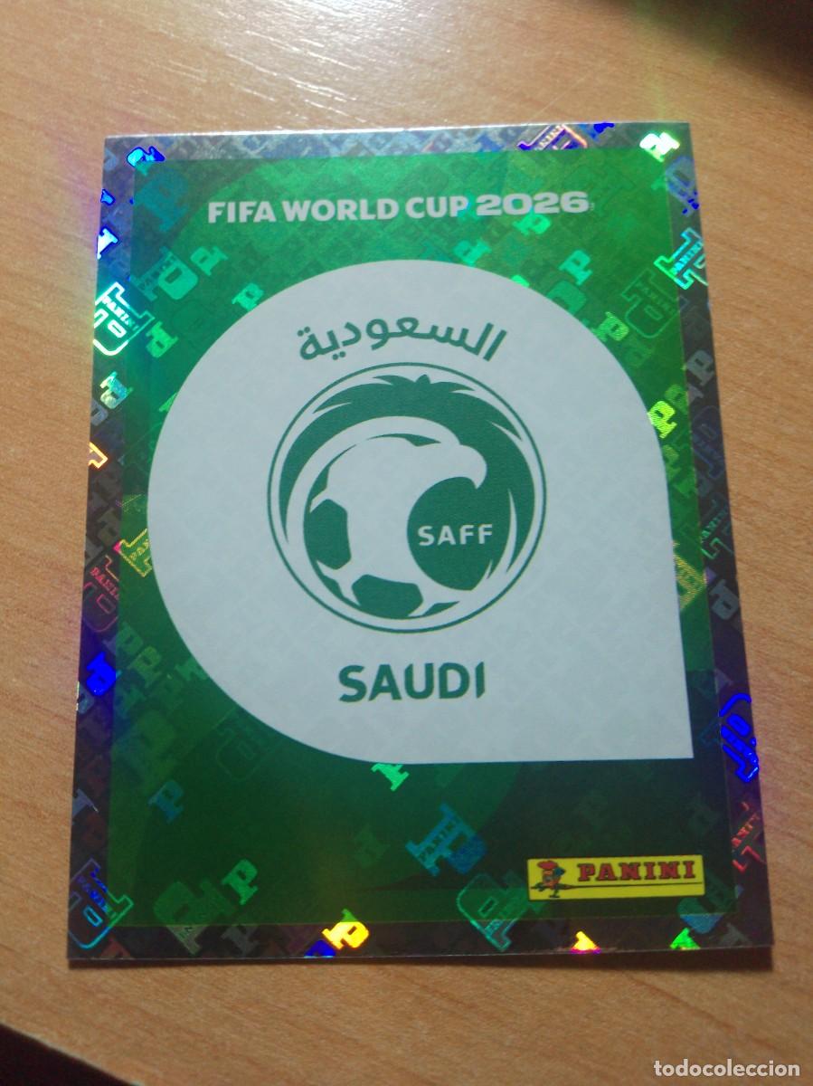 Cromos de Futebol: KSA 1 ESCUDO DE ARABIA SAUDI MUNDIAL FIFA WORLD CUP 2026 26 PANINI STICKERS NUEVO