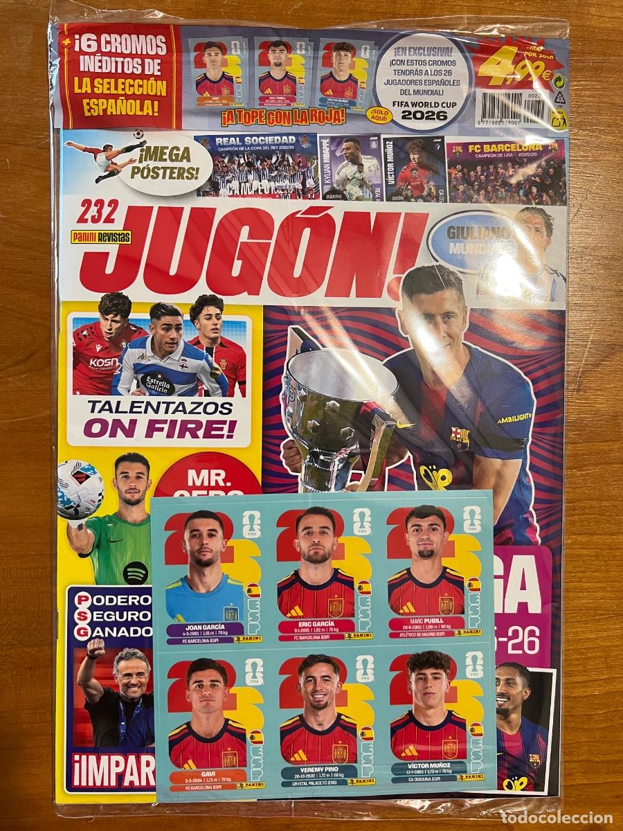 Football Stickers: Revista jugon 232 Julio PANINI