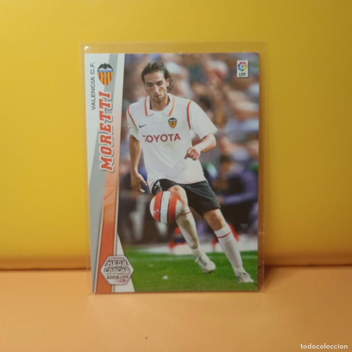 Cromos de f&uacute;tbol: MEGACRACKS 2008 2009 08 09 VALENCIA C.F MORETTI 314