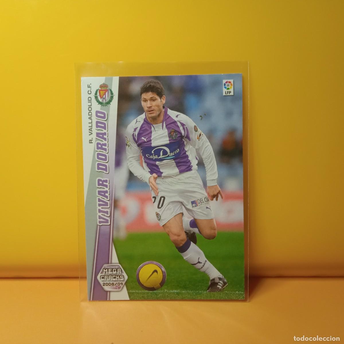 Cromos de f&uacute;tbol: MEGACRACKS 2008 2009 08 09 REAL VALLADOLID VIVAR DORADO 333