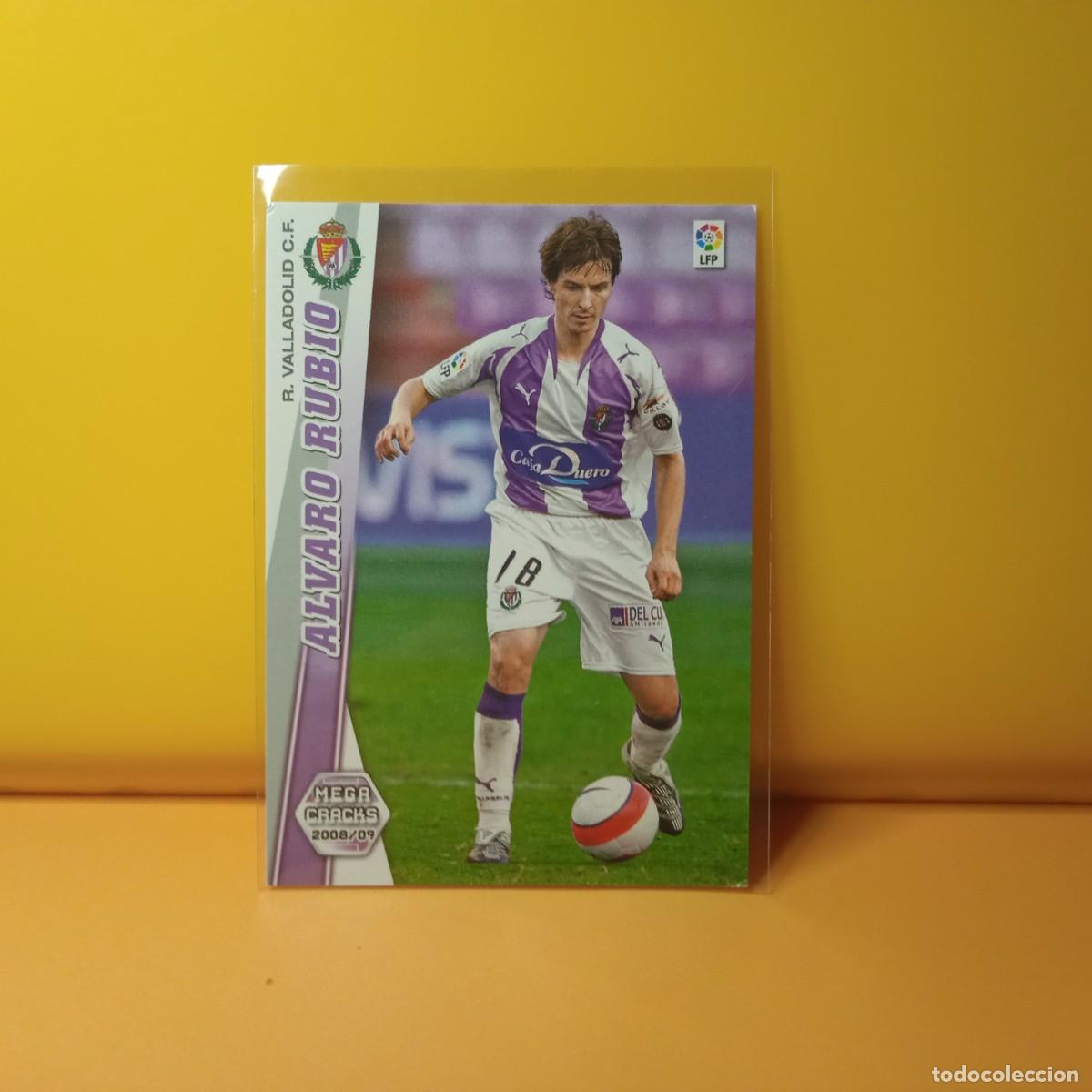 Cromos de f&uacute;tbol: MEGACRACKS 2008 2009 08 09 REAL VALLADOLID ALVARO RUBIO 334