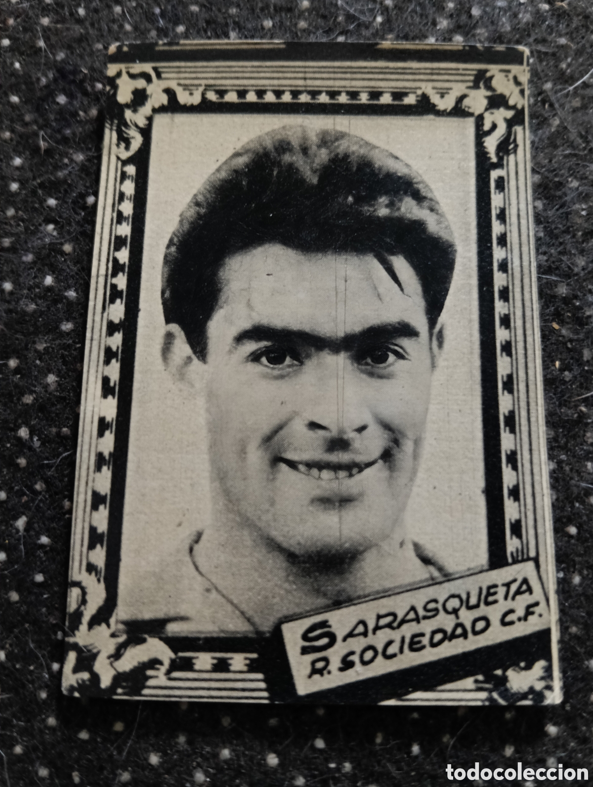 Cromos de f&uacute;tbol: SARRASQUETA - REAL SOCIEDAD C.F. - CROMO LIGA 1959 1960 - ALBUM FHER DISGRA, sin pegar, en muy buen