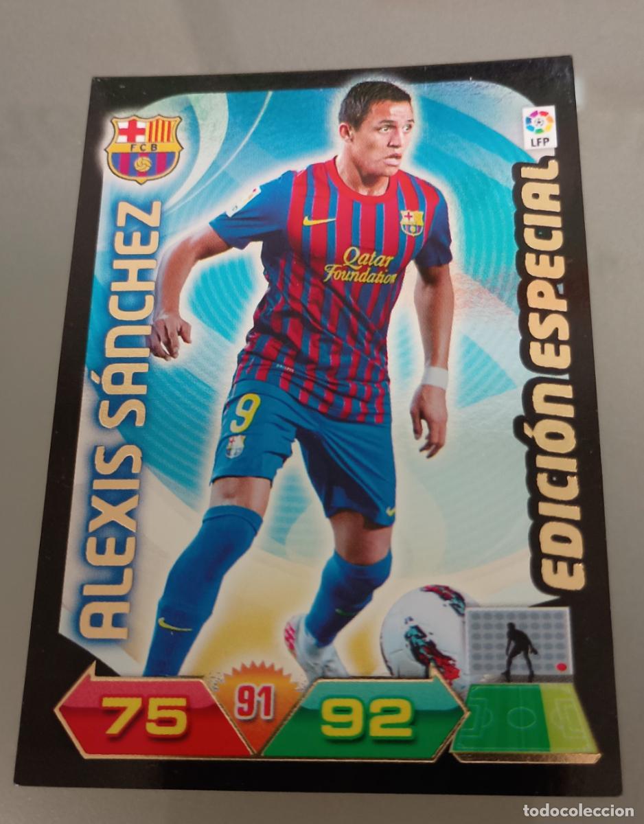 Cromos de Futebol: Alexis S&aacute;nchez (F. C. Barcelona). Adrenalyn XL 2011-12 (Panini) Edici&oacute;n Especial BBVA