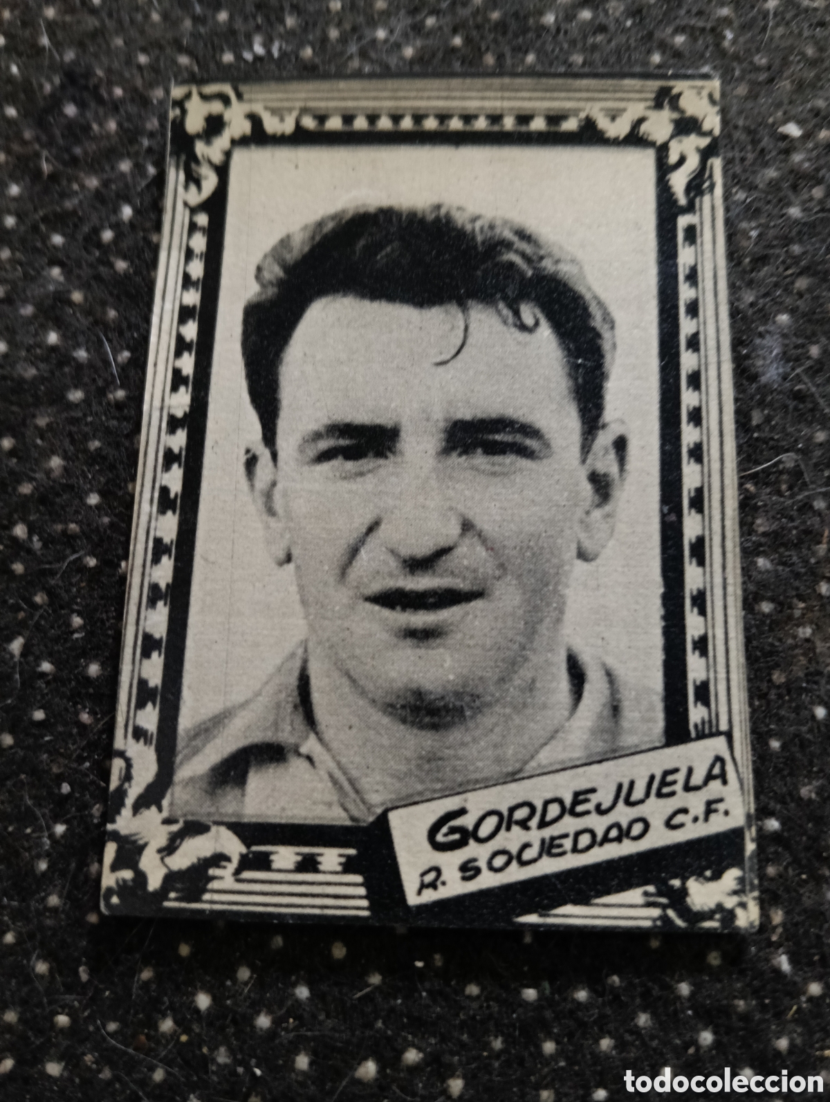 Cromos de f&uacute;tbol: GORDEJUELA - REAL SOCIEDAD C.F. - CROMO LIGA 1959 1960 - ALBUM FHER DISGRA, sin pegar, en muy buen e
