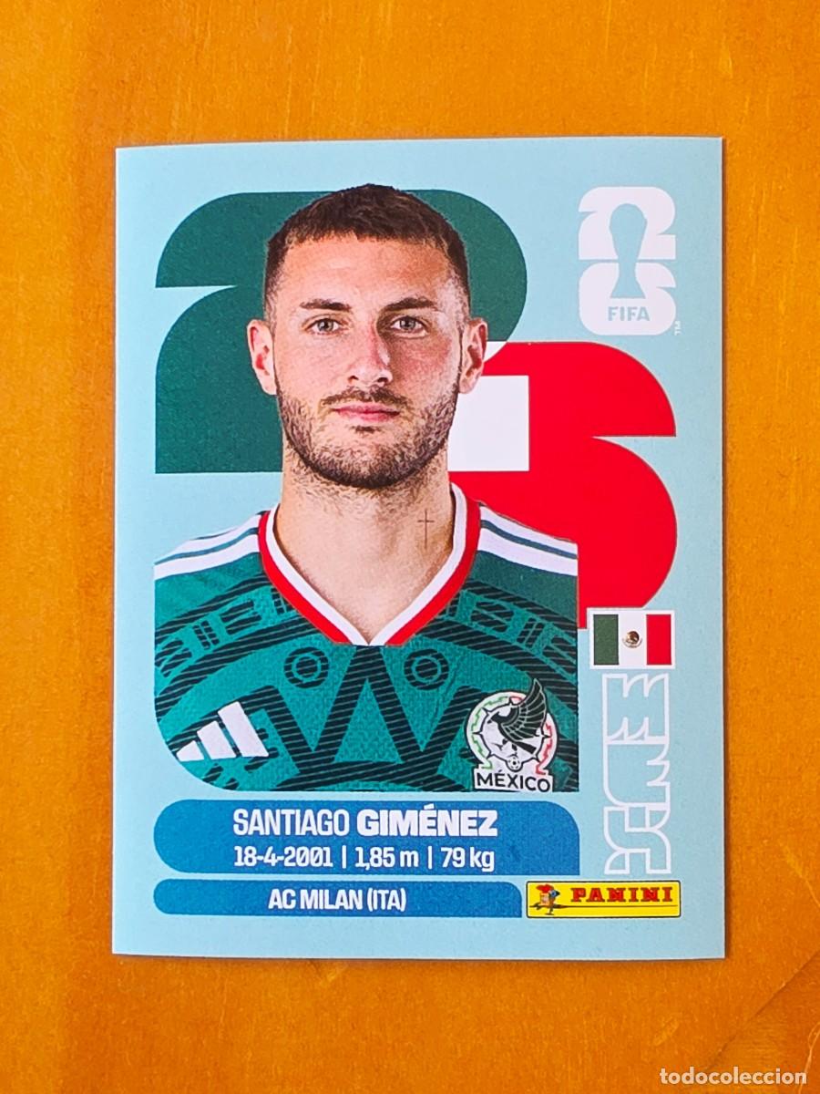 Cromos de f&uacute;tbol: MEX 16 Santiago Gim&eacute;nez, M&eacute;xico, Panini FIFA World Cup Mundial 2026 Sticker