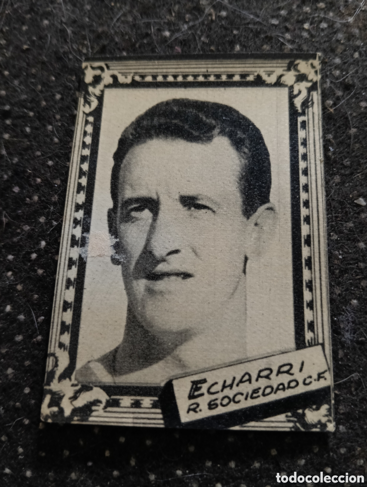 Cromos de f&uacute;tbol: ECHARRI - REAL SOCIEDAD C.F. - CROMO LIGA 1959 1960 - ALBUM FHER DISGRA, sin pegar, en muy buen esta