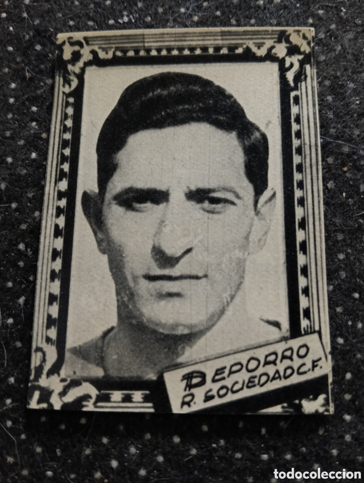 Cromos de f&uacute;tbol: PEPORRO - REAL SOCIEDAD C.F. - CROMO LIGA 1959 1960 - ALBUM FHER DISGRA, sin pegar, en muy buen esta