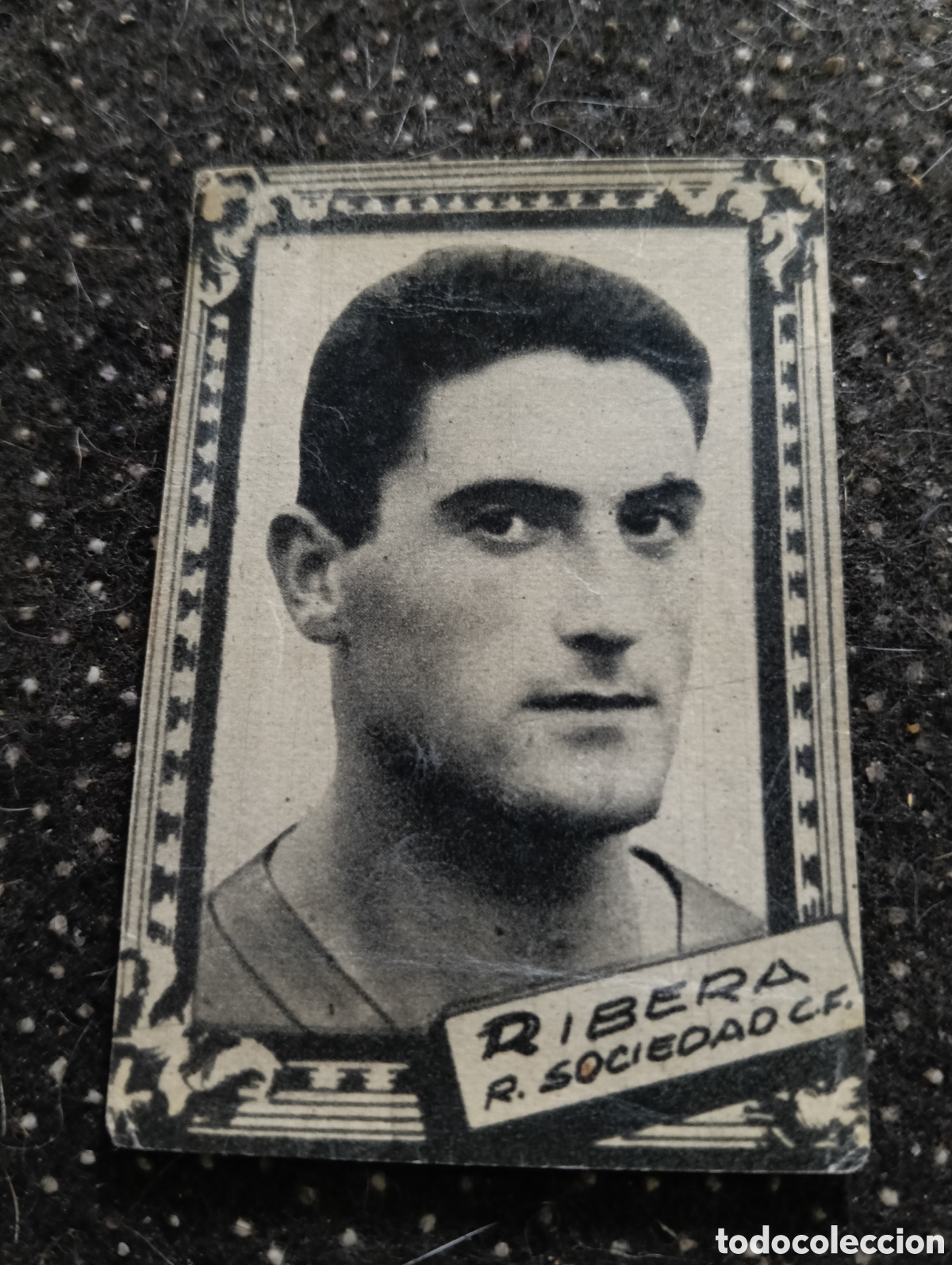 Cromos de f&uacute;tbol: RIBERA - REAL SOCIEDAD C.F. - CROMO LIGA 1959 1960 - ALBUM FHER DISGRA, sin pegar, en muy buen estad
